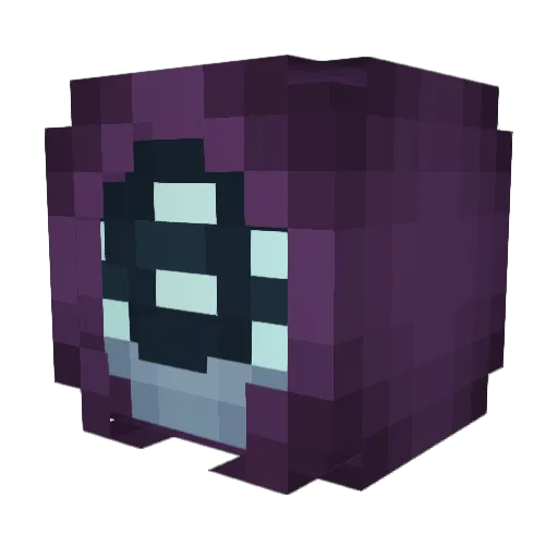 Zarcorian Minecraft avatar head, 3D render