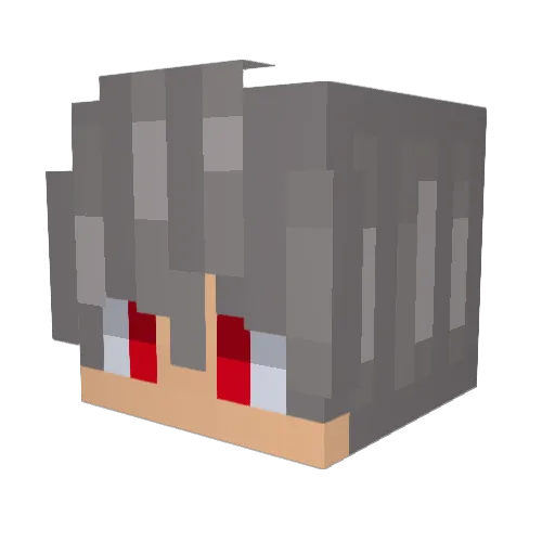 Zarcos_O Minecraft avatar head, 3D render