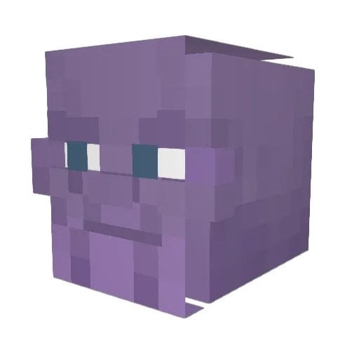 Zaredzrain Minecraft avatar head, 3D render