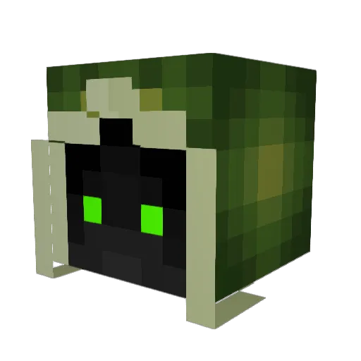 ZargothraxDM Minecraft avatar head, 3D render