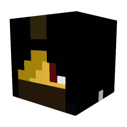 Zarigian Minecraft avatar head, 3D render