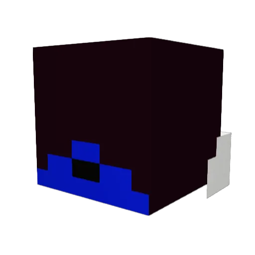 ZariieL Minecraft avatar head, 3D render