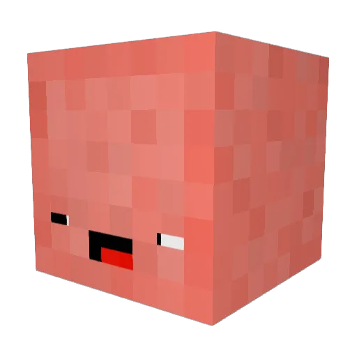 Zaroon Minecraft avatar head, 3D render