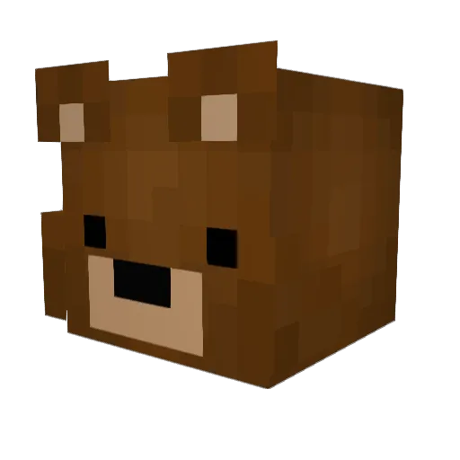 Zarr92 Minecraft avatar head, 3D render