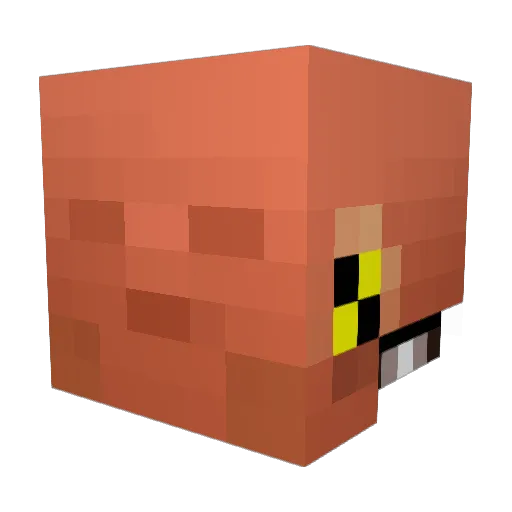 Zarro110 Minecraft avatar head, 3D render