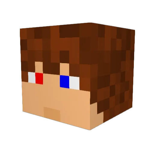 Zartan97 Minecraft avatar head, 3D render