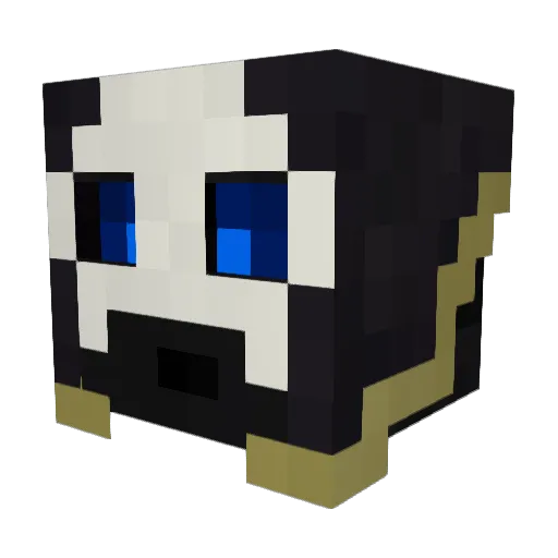 Zarthadren Minecraft avatar head, 3D render