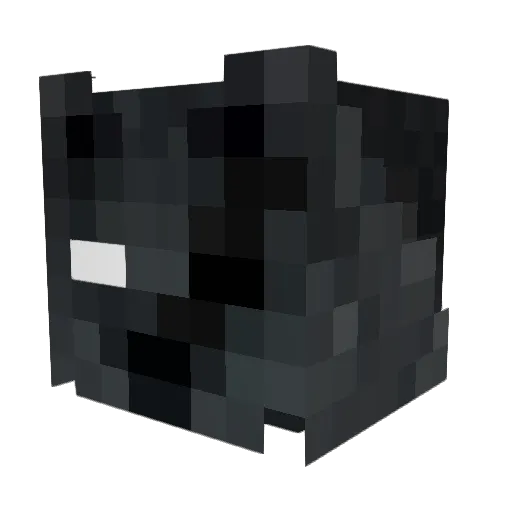 Zaruja Minecraft avatar head, 3D render