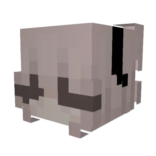 Zaryah Minecraft avatar head, 3D render