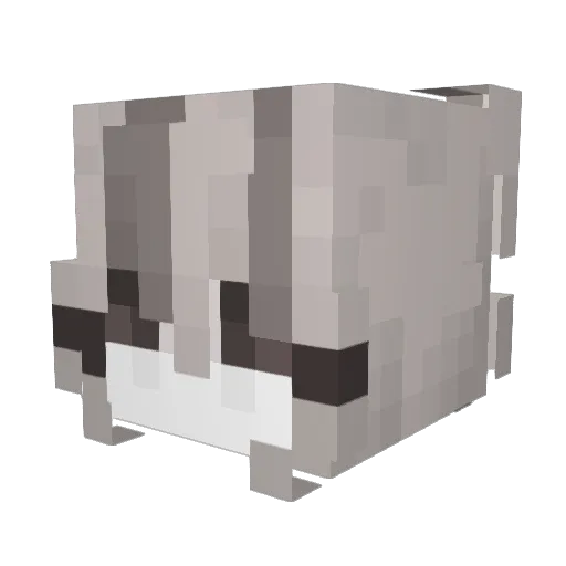 Zaryma Minecraft avatar head, 3D render