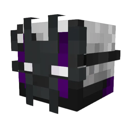 Zaryv Minecraft avatar head, 3D render