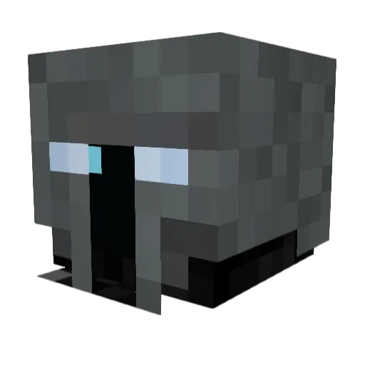 Zaslik Minecraft avatar head, 3D render