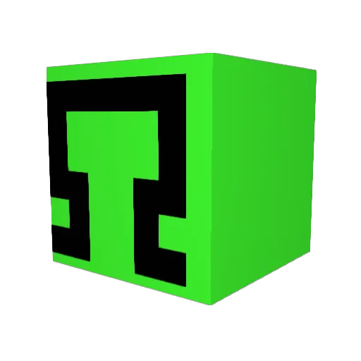Zasonic Minecraft avatar head, 3D render