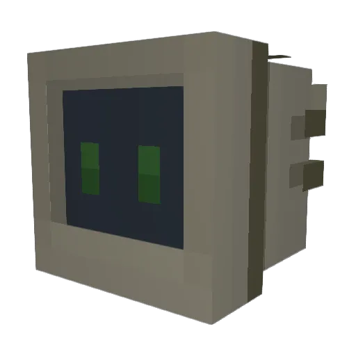 Zast25 Minecraft avatar head, 3D render