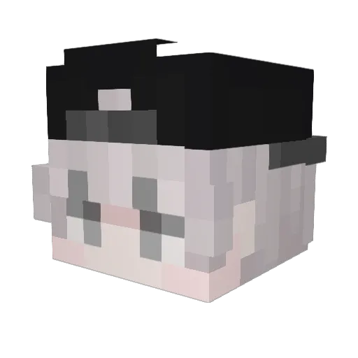 Zastral18 Minecraft avatar head, 3D render