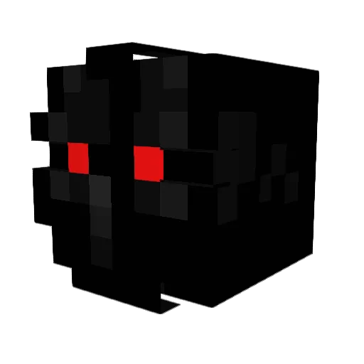 Zastricle Minecraft avatar head, 3D render