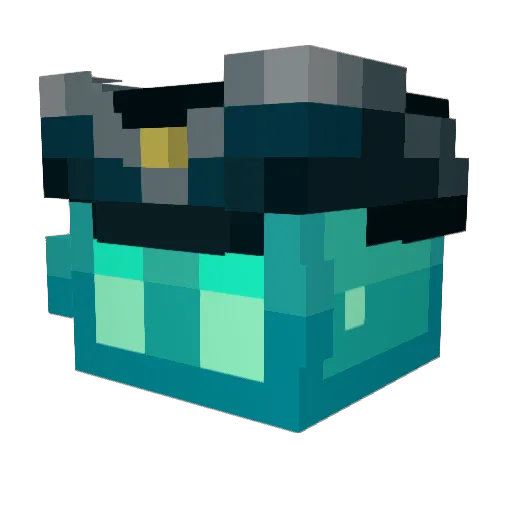Zatafox Minecraft avatar head, 3D render