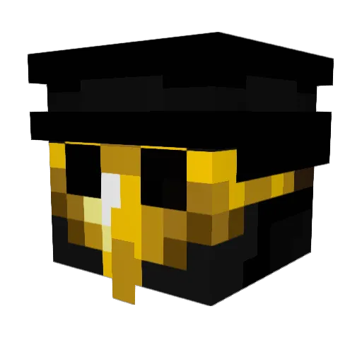 Zathous Minecraft avatar head, 3D render