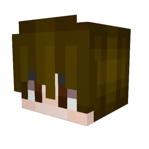 ZattaLindo Minecraft avatar head, 3D render