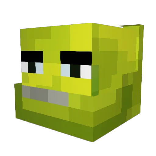 Zatya0 Minecraft avatar head, 3D render