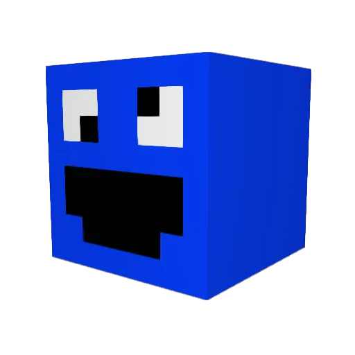 ZaubererVonOtt Minecraft avatar head, 3D render