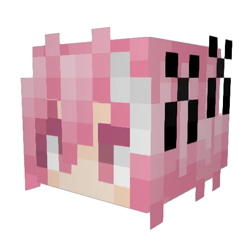 ZaulCZ Minecraft avatar head, 3D render