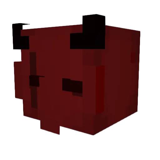 Zavagor Minecraft avatar head, 3D render