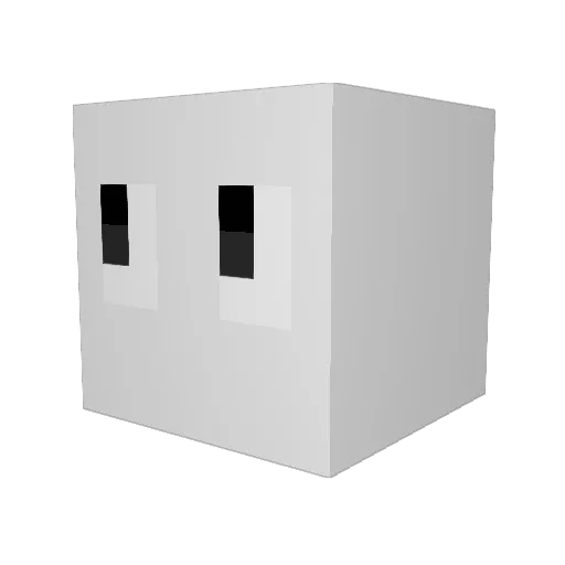 Zavexrd Minecraft avatar head, 3D render