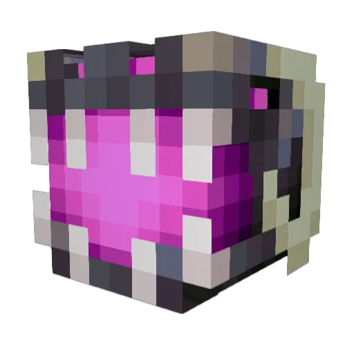 Zaviex Minecraft avatar head, 3D render