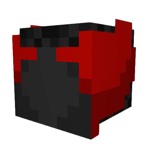 Zavil Minecraft avatar head, 3D render