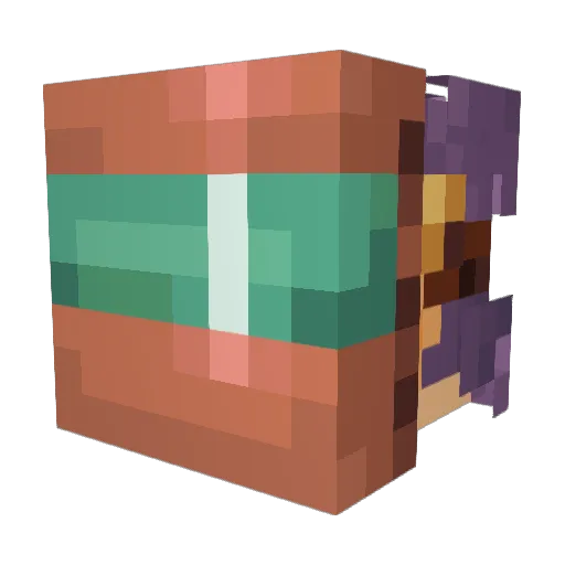 Zavion12 Minecraft avatar head, 3D render