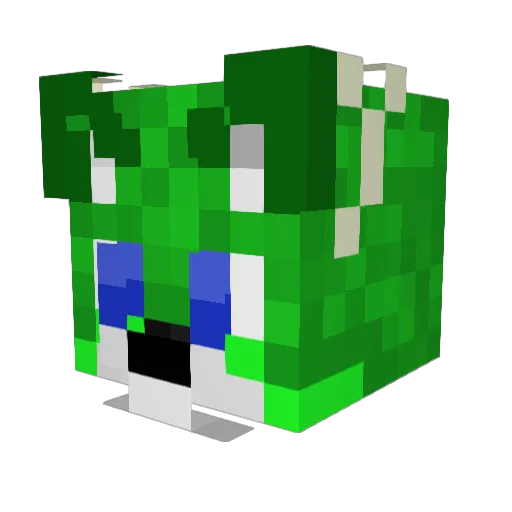 Zavryn Minecraft avatar head, 3D render