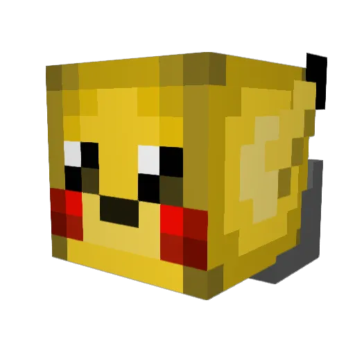 Zawie Minecraft avatar head, 3D render