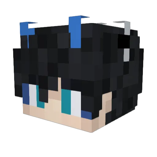 Zawl_Zelus Minecraft avatar head, 3D render