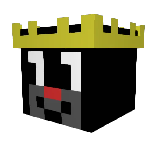 Zawojski Minecraft avatar head, 3D render