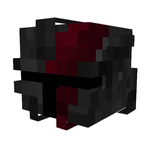 Zax191 Minecraft avatar head, 3D render