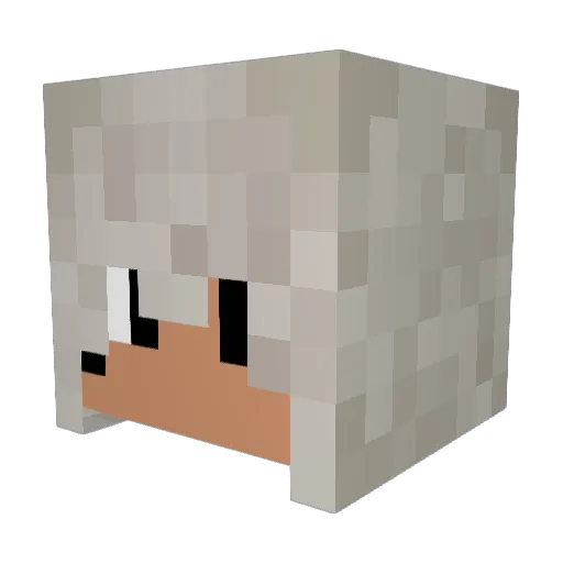 Zaxarias017gr Minecraft avatar head, 3D render