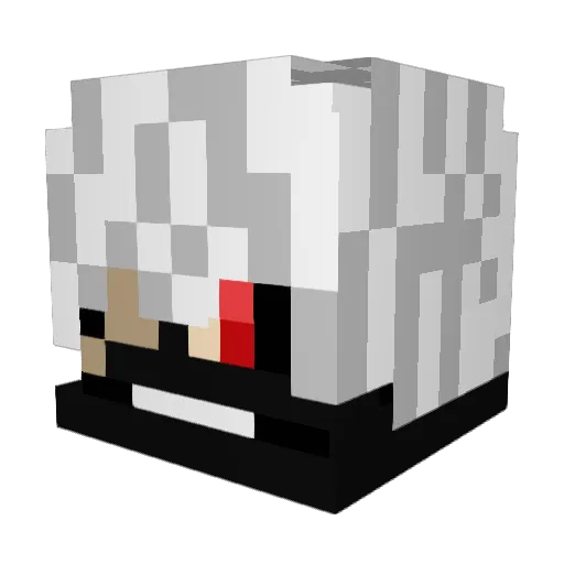 ZayD_PlayZ Minecraft avatar head, 3D render