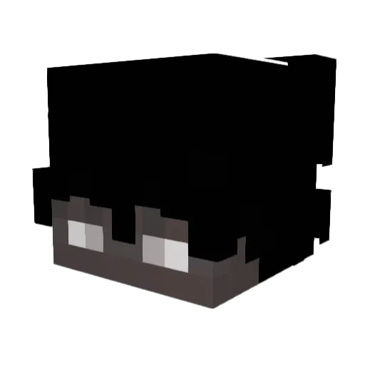 ZayHen_ Minecraft avatar head, 3D render