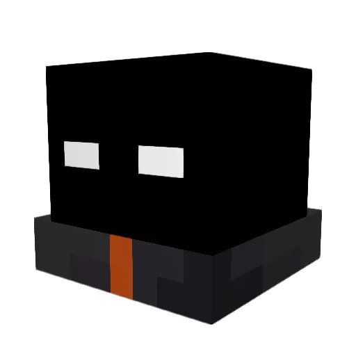 ZayZor_ Minecraft avatar head, 3D render