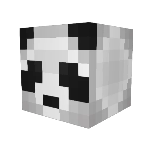Zayan10 Minecraft avatar head, 3D render