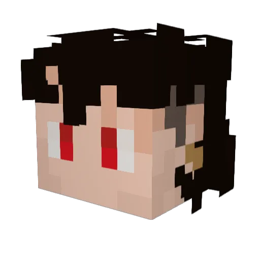 ZaydenVang Minecraft avatar head, 3D render