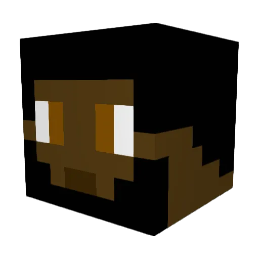 Zayington Minecraft avatar head, 3D render