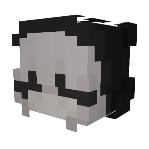 Zaylynn Minecraft avatar head, 3D render