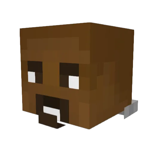 Zaz_Warrior Minecraft avatar head, 3D render