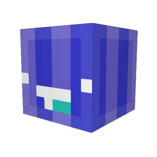 Zaza869 Minecraft avatar head, 3D render