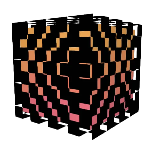 Zazac1 Minecraft avatar head, 3D render