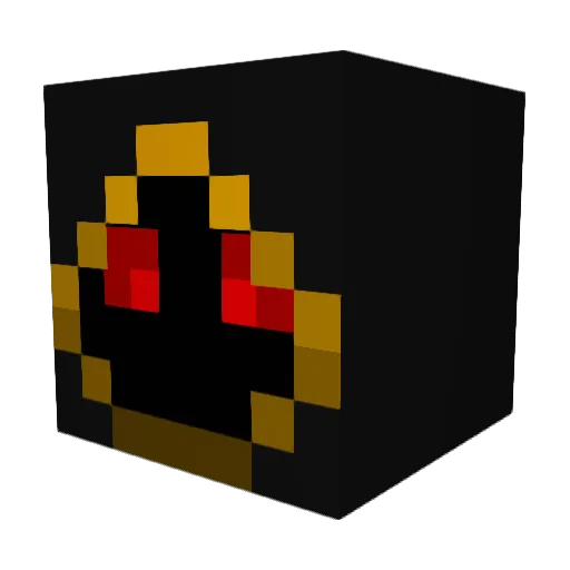 Zazenn Minecraft avatar head, 3D render
