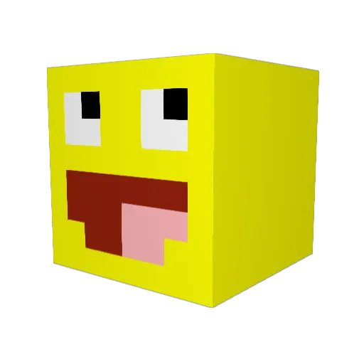 Zazzy_Z Minecraft avatar head, 3D render