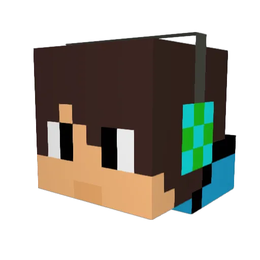 Zbear1015 Minecraft avatar head, 3D render
